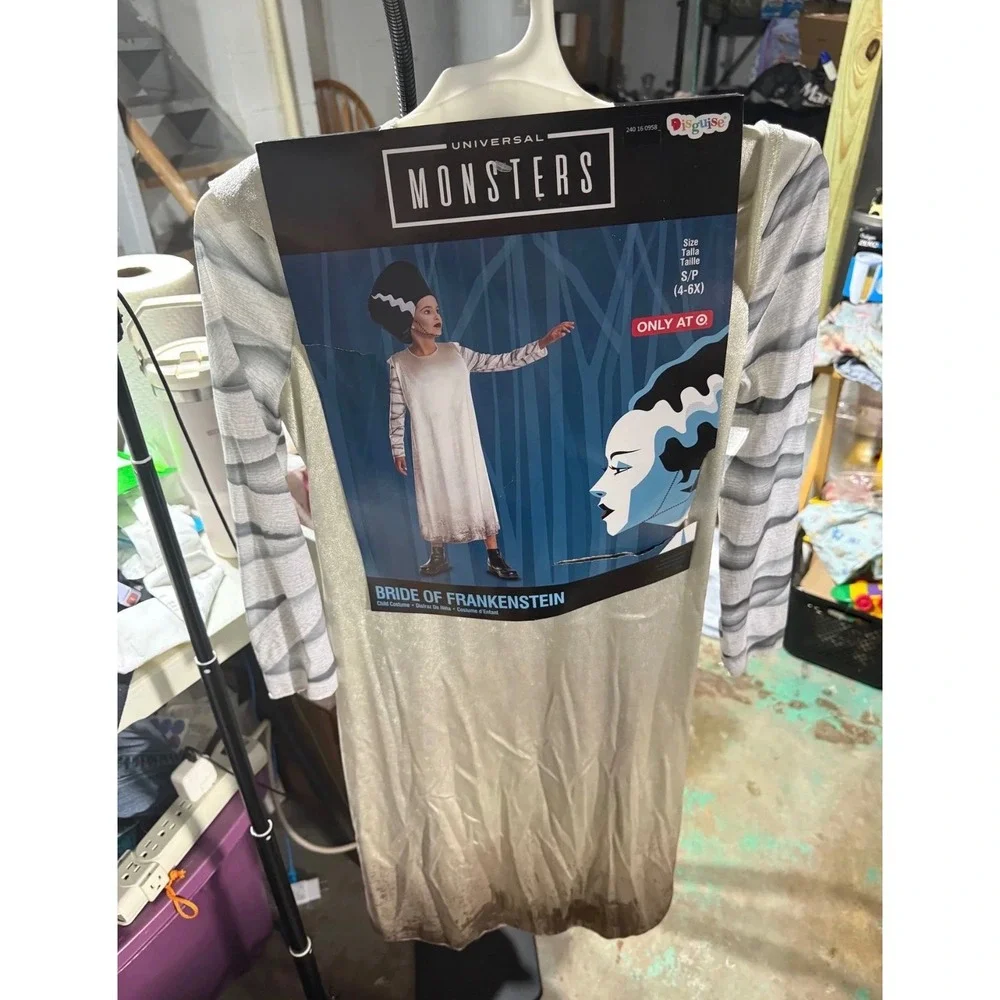 Universal Monsters Bride of Frankenstein Costume, Small